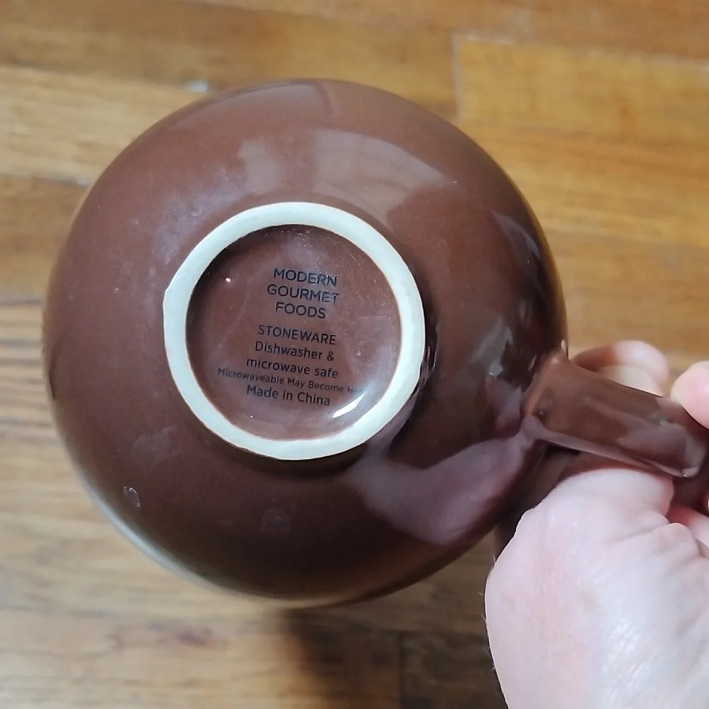 Godiva Coffee Cup Brown and says Godiva Belgium 1926 in Gold letters